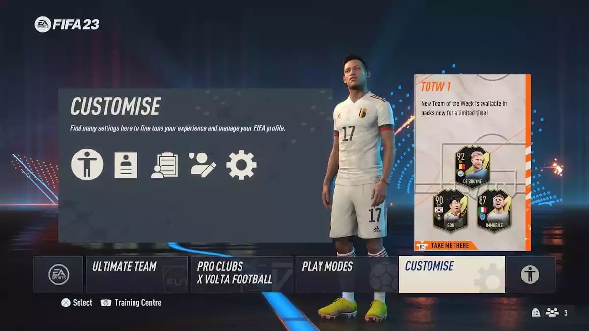 Como mudar a dificuldade no FIFA 23