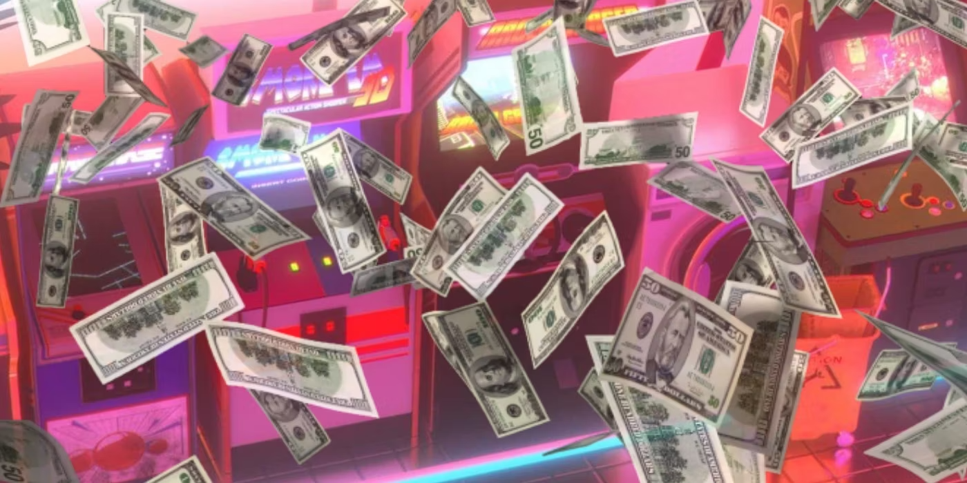 arcade paradise ganhar dinheiro