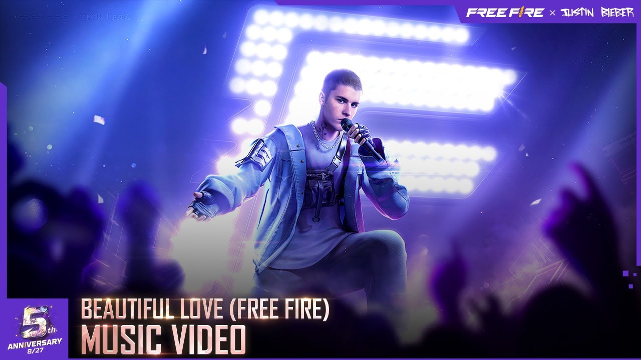 free fire justin bieber videoclipe beautiful love