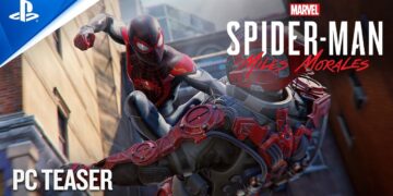 marvels spider man miles morales pc teaser trailer lançamento primavera