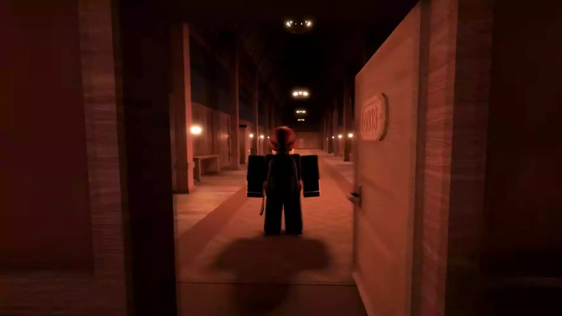 DOORS - A VERDADEIRA HISTÓRIA DO HALT  O MONSTRO CARA DE SACOLA  - ROBLOX  