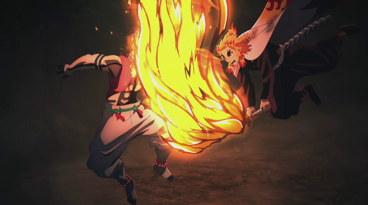 respiração das chamas demon slayer kimetsu no yaiba