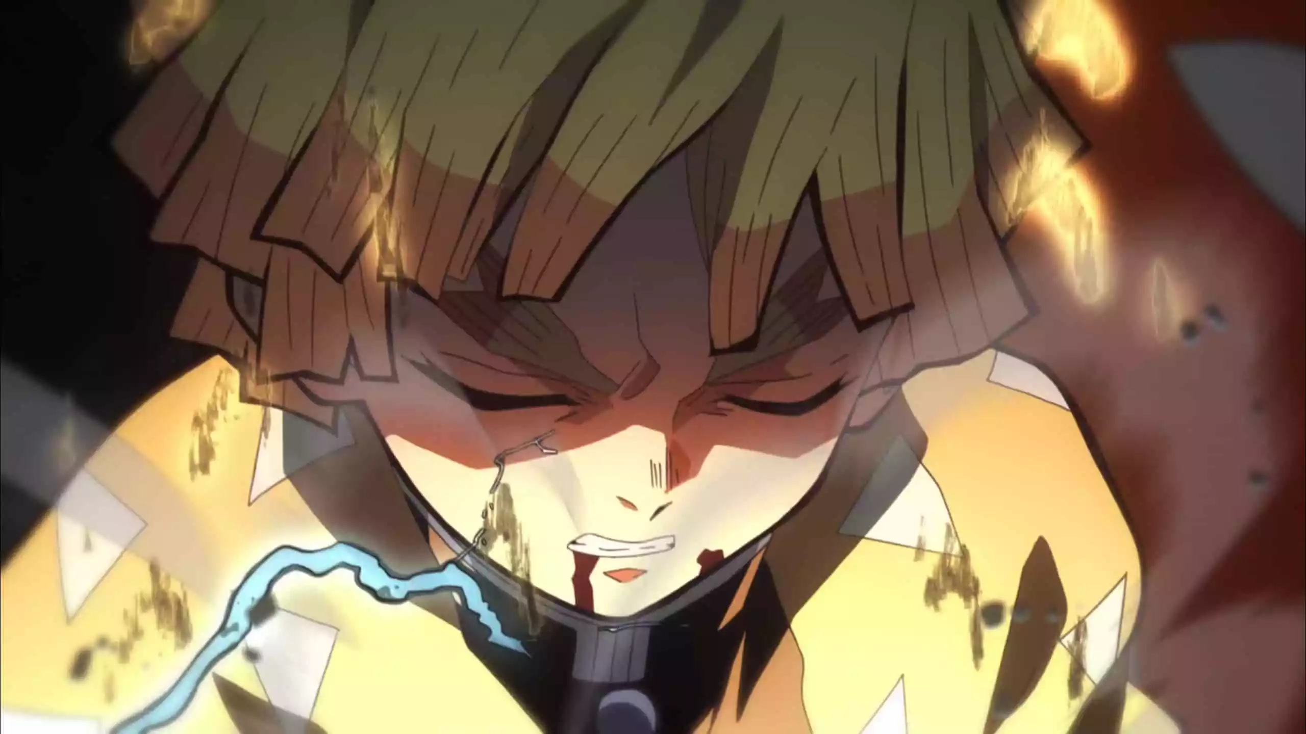 Zenitsu não tem amigos no Arco da Escola no Demon Slayer VR 