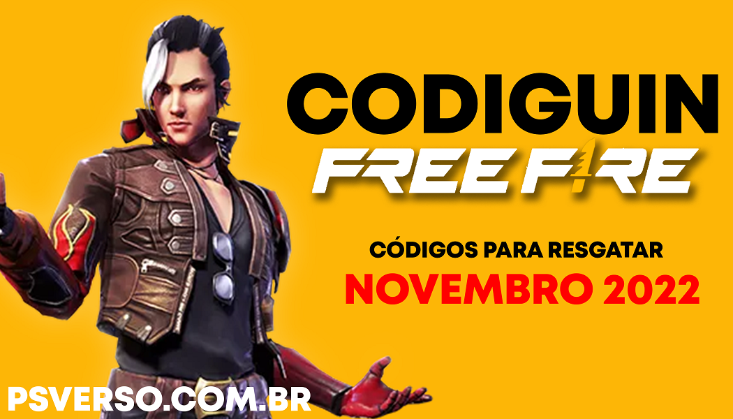 Código Free Fire: CODIGUIN FF ativos 28 de novembro a 04 de