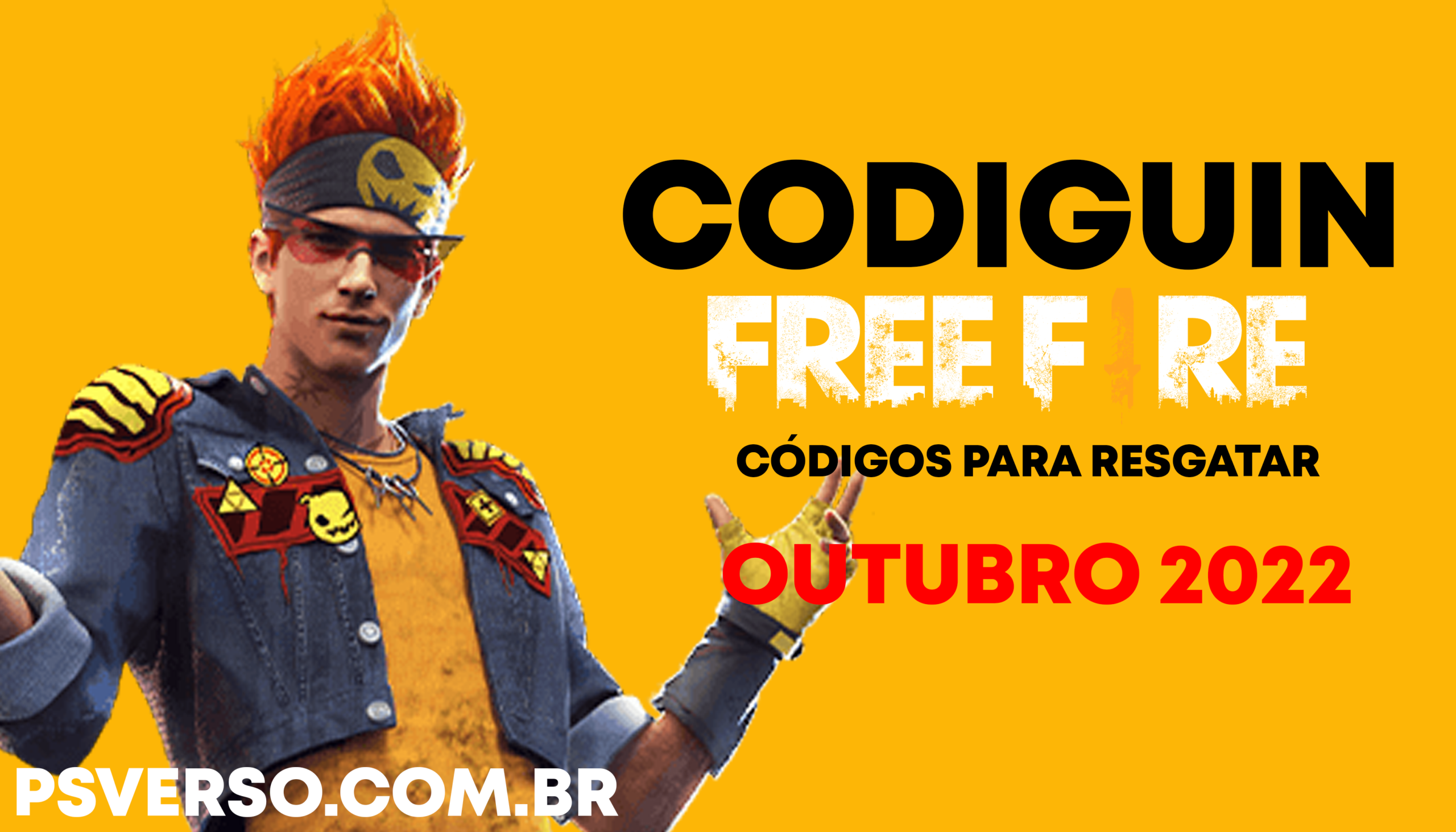 Reward FF: Codiguin Free Fire -- Lista de códigos ativos (Outubro