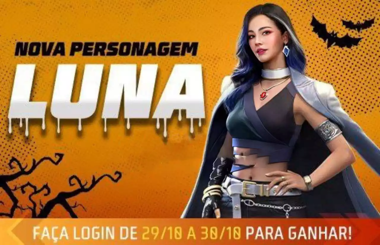 Luna Free Fire: Garena disponibiliza nova personagem grátis no jogo