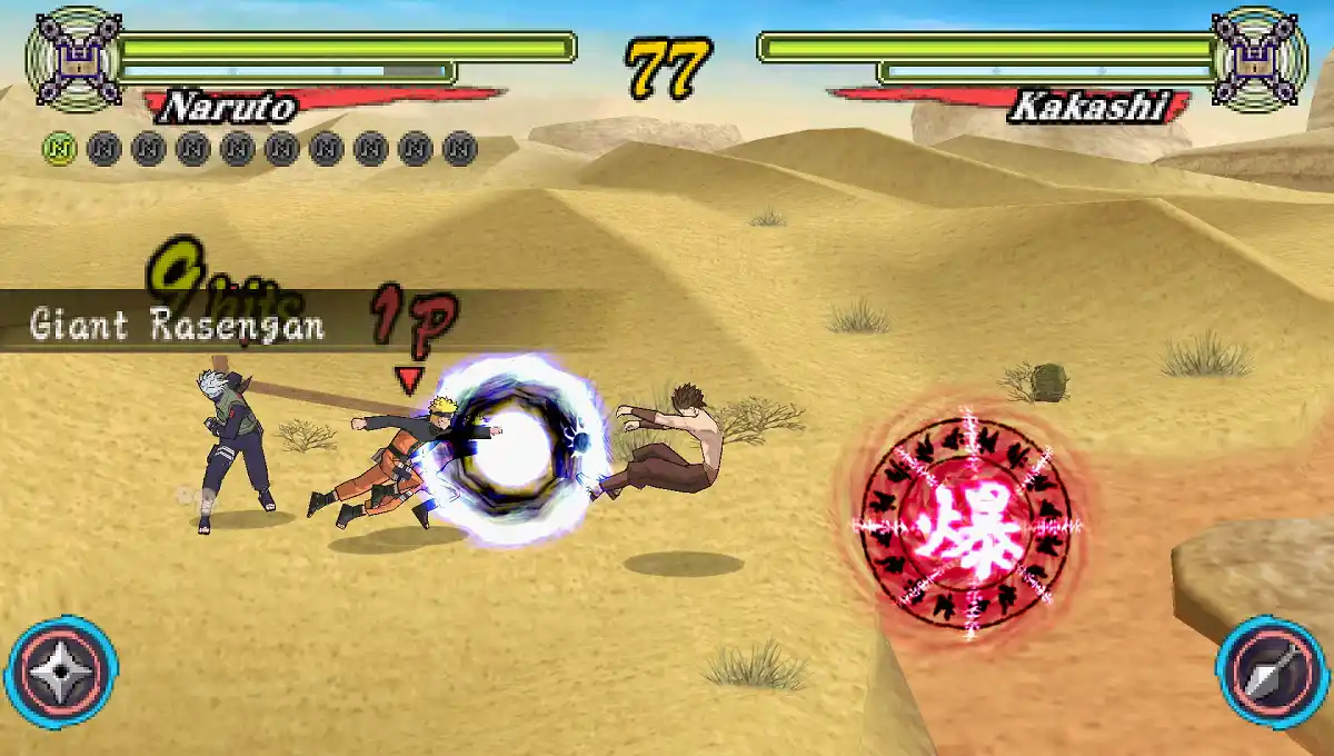 Naruto Shippuden Ultimate Ninja Heroes 3 gameplay luta Naruto Shippuden Ultimate Ninja Heroes 3 gameplay luta
