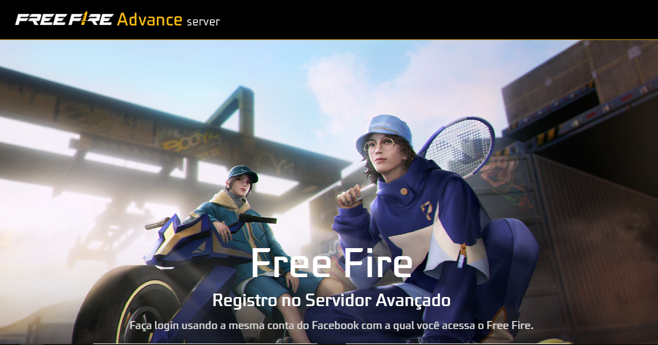 Inscrição e Registro do Servidor Avançado Free Fire de novembro