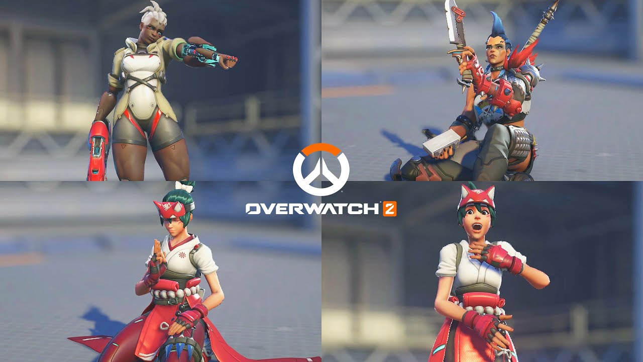 Overwatch Brasil - Tracer - Skins, Emotes, Animações e Falas 