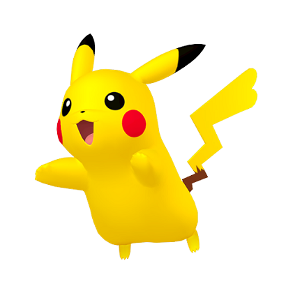 Pokédex - um Pikachu contra um fundo branco