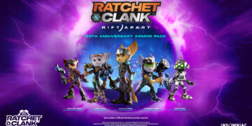 Atualização 20th Anniversary Armor Pack de Ratchet & Clank Rift Apart disponível