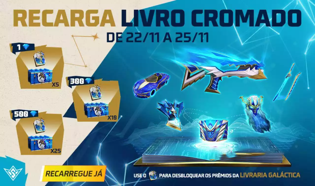 Recarga Free Fire: 6 de agosto (2022); recompensa Granada - Universo  Fragmentado em 2023