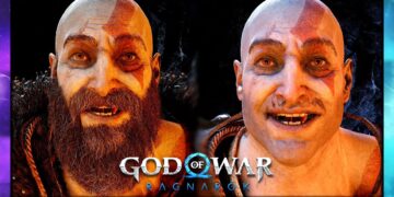 God of War Ragnarok mod kratos sem barba