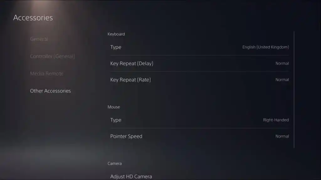 PS5 configuracoes teclado PS5 configuracoes teclado