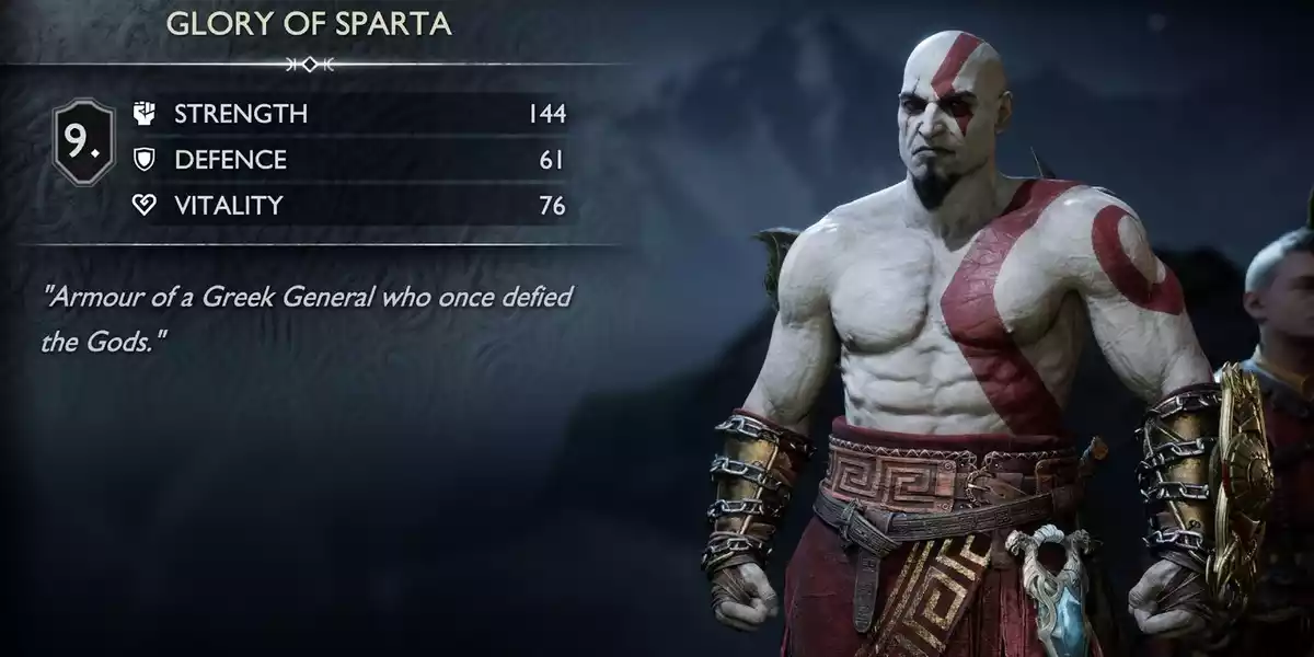 god of war ragnarok best armor spartan 2