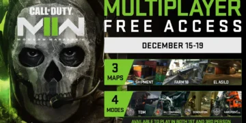 Call of Duty: Modern Warfare 2 jogado gratuitamento 15 a 19 dezembro