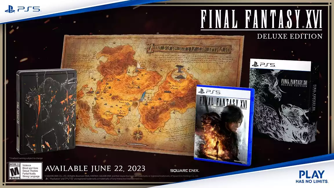 Final Fantasy 16 edições especiais