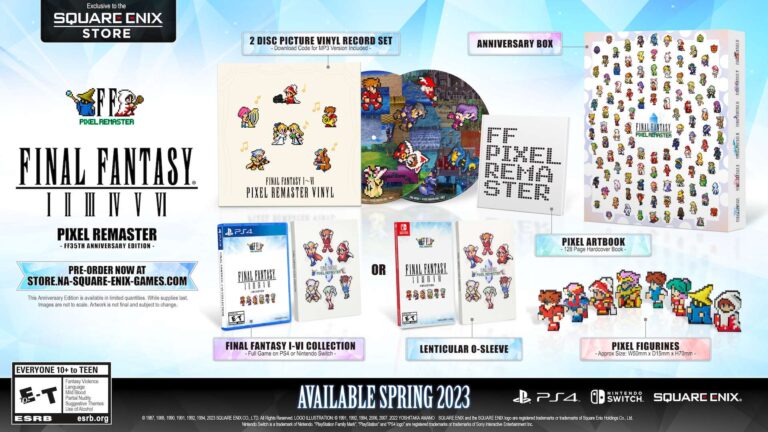 Final Fantasy Pixel Remaster anunciada ps4