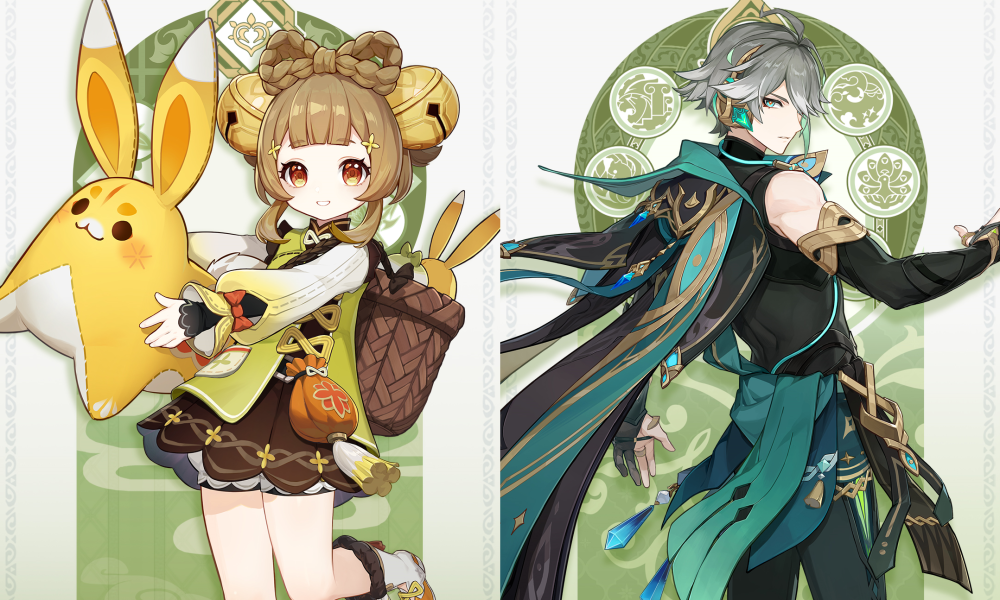 Genshin Impact Alhaitham Yaoyao anunciados versão 3.4