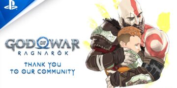 God of War Ragnarok video agradecimento comunidade