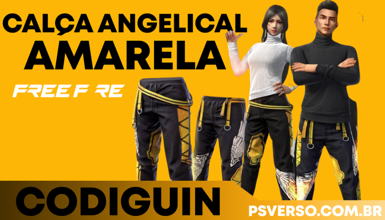 CODIGUIN FF: Calça Angelical tem códigos liberados em desafio da Garena