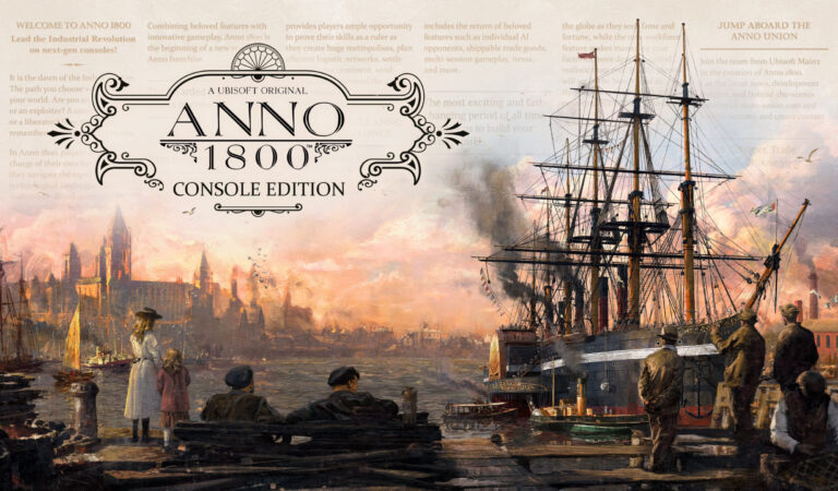 Anno 1800 Console Edition será lançado em 16 de março; Trailer