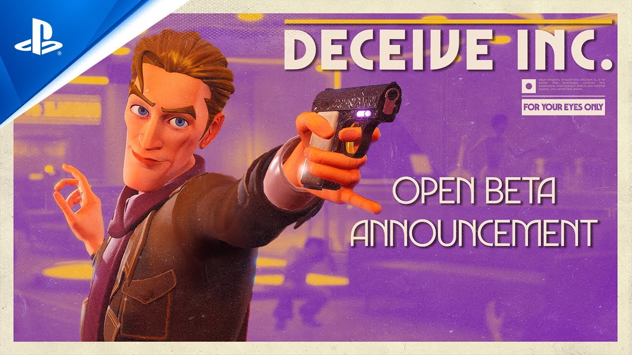 DECEIVE INC data lançamento trailer beta