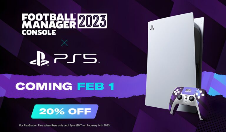 Football Manager 2023 Console será lançado em 1 de fevereiro para PS5