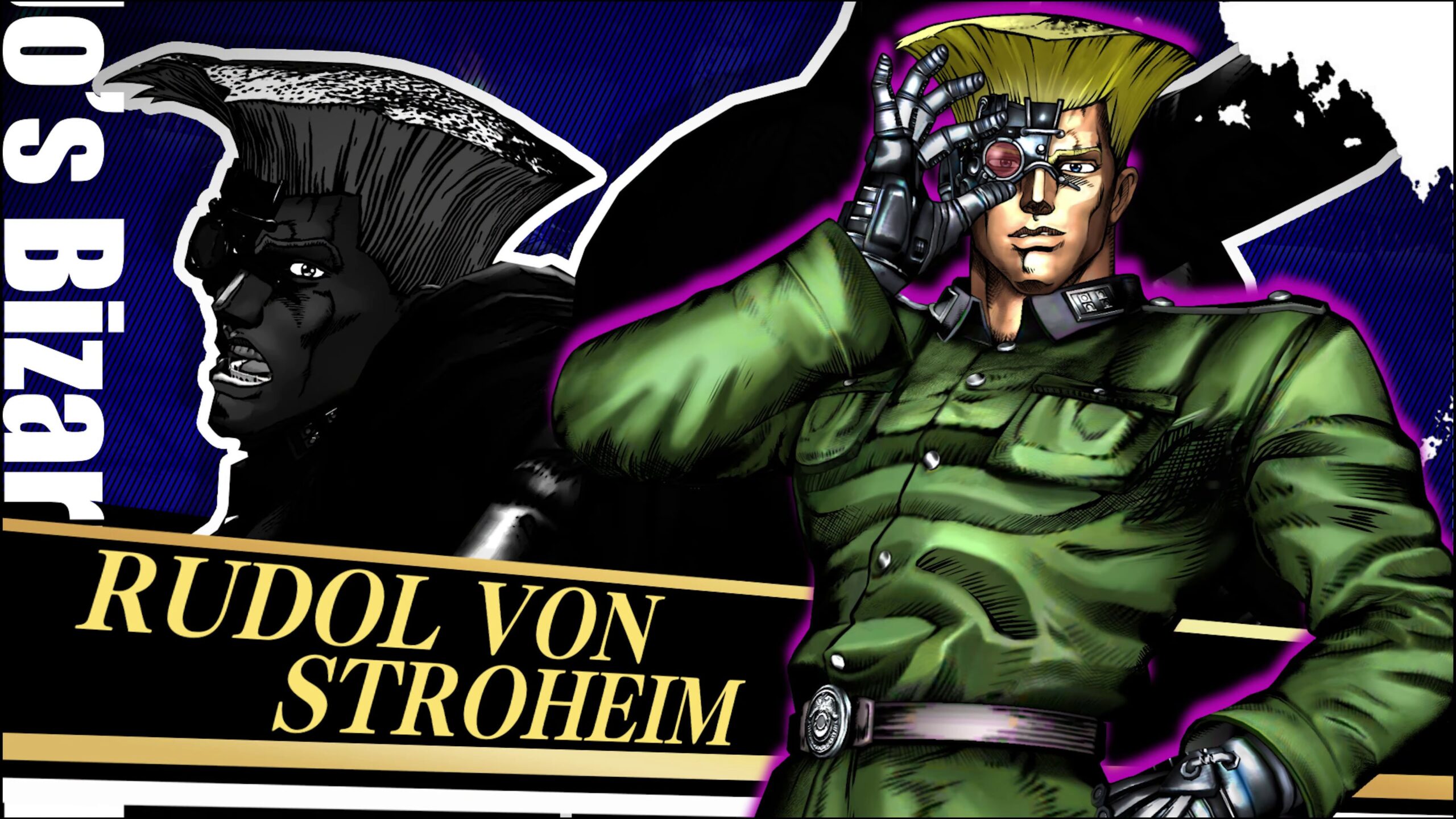 JoJo’s Bizarre Adventure All Star Battle R personagem dlc Rudol Von Stroheim