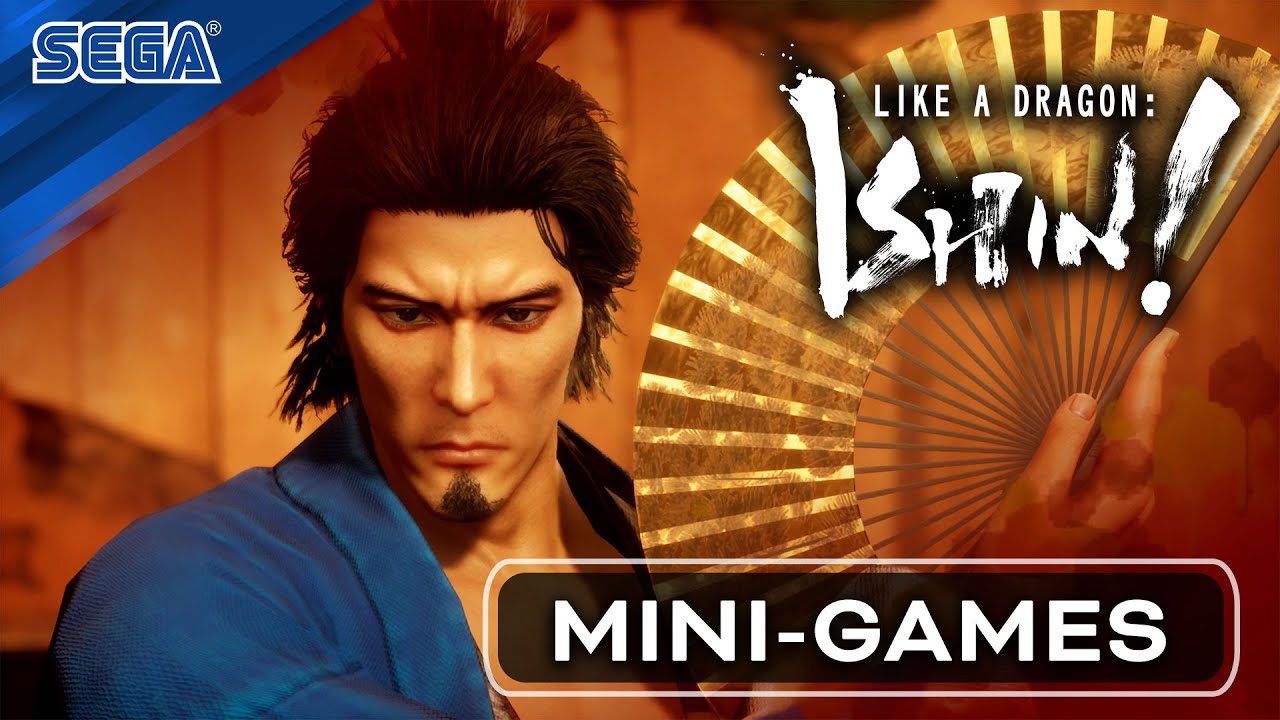 Like a Dragon Ishin minigames trailer