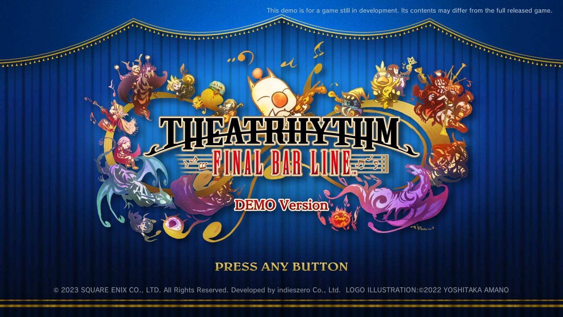 Theatrhythm: Final Bar Line demo 1 fevereiro