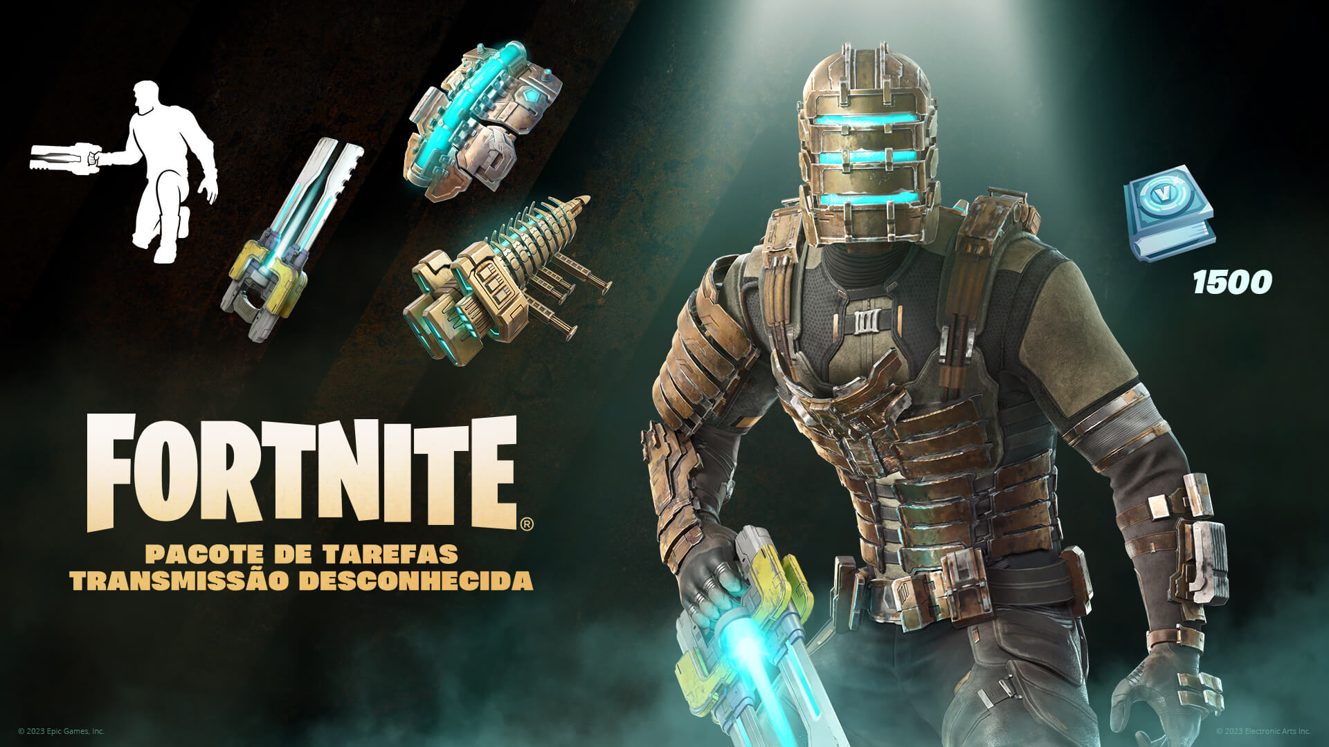 fortnite colaboração dead space data
