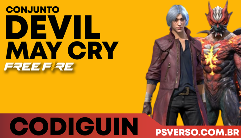 CODIGUIN FF Código Free Fire X Devil May Cry ativos para resgatar no Rewards