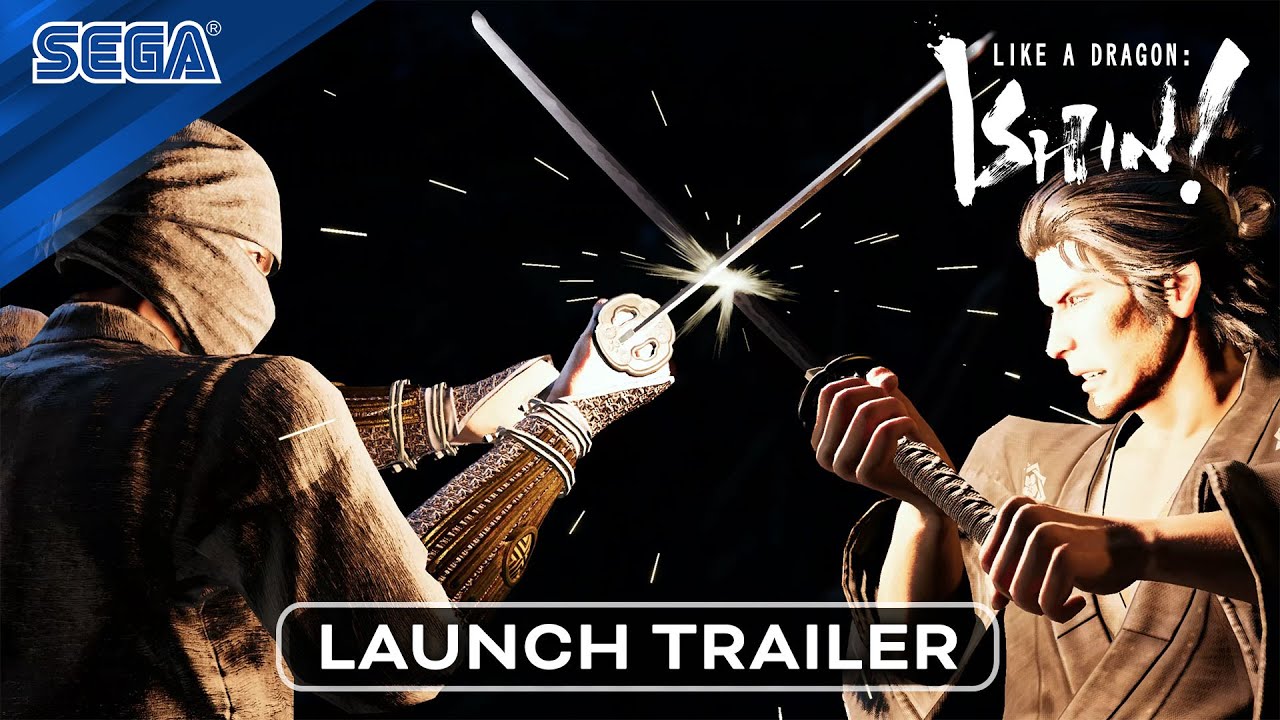 Like a Dragon Ishin trailer de lançamento