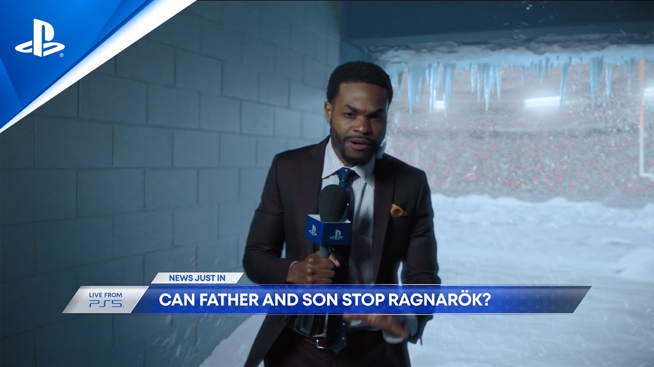 comercial live from ps5 god of war ragnarok Super Bowl LVII