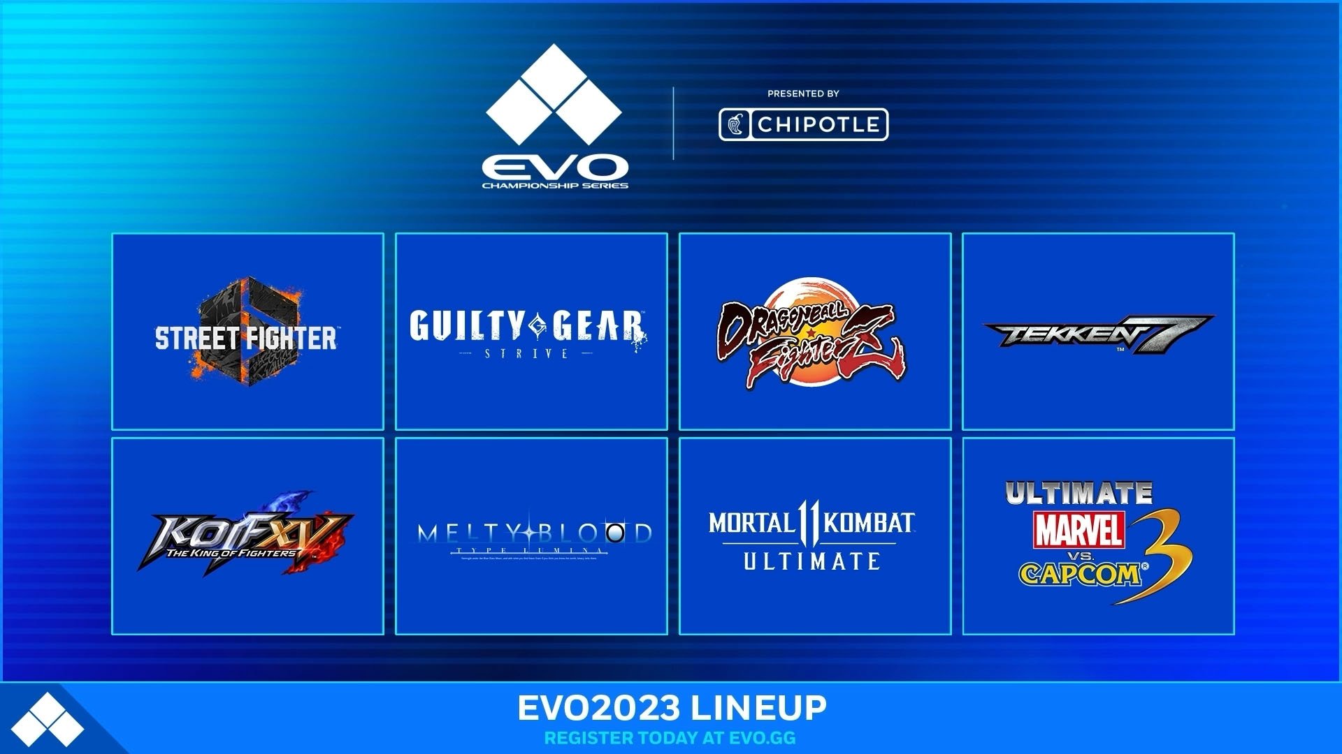 evo 2023 line up jogos