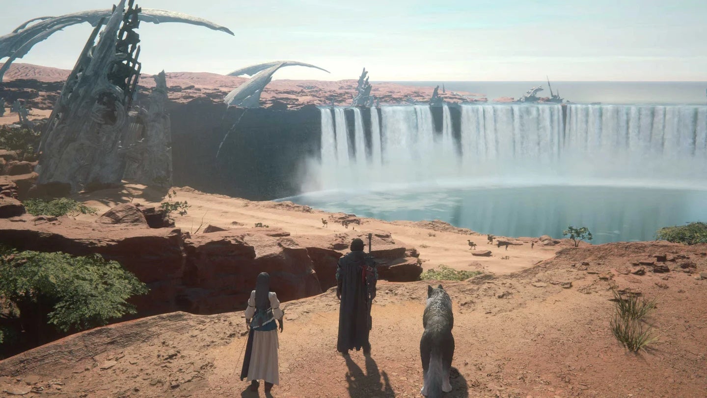 final fantasy 16 mapas grandes não linear dungeons