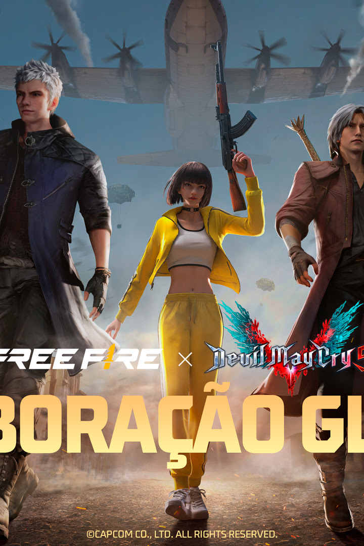 Free Fire anuncia colaboração com Devil May Cry 5, free fire