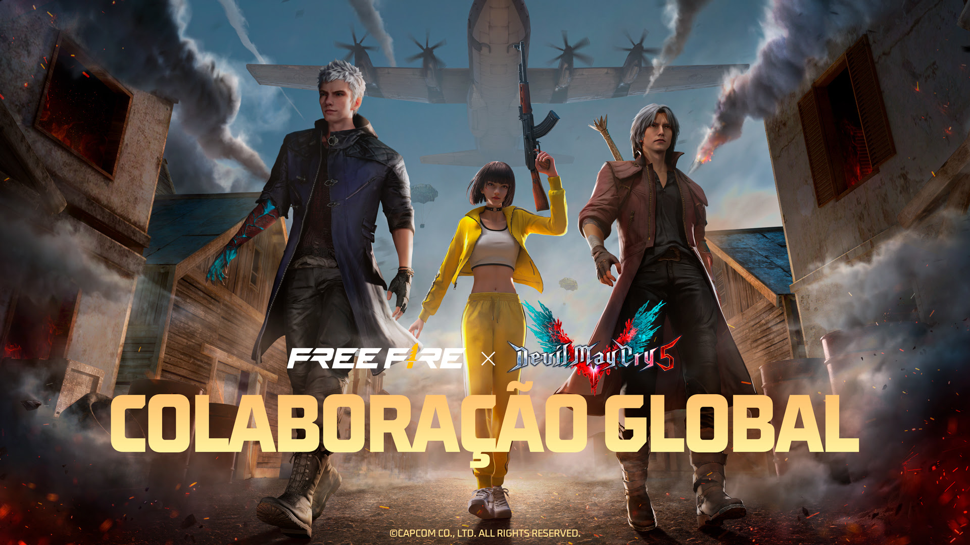 free fire devil may cry 5 chega skins dante nero