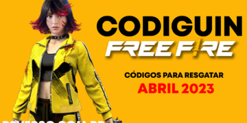 Código Free Fire 2023 CODIGUIN FF ativos para resgatar Abril 2023