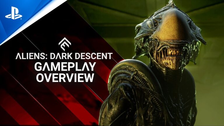 Aliens Dark Descent visão geral gameplay