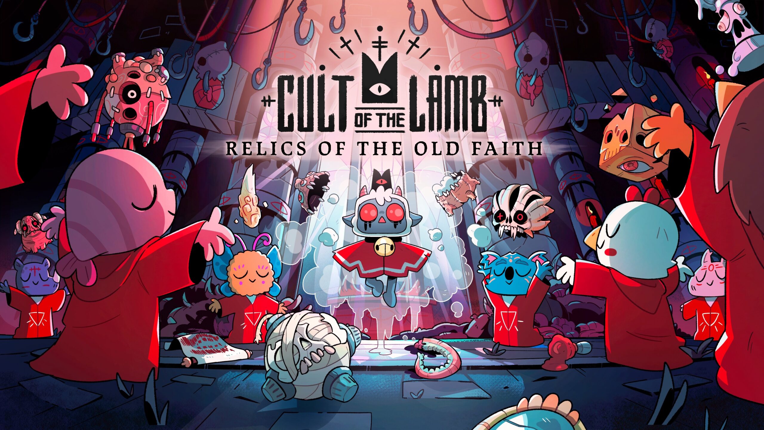 Cult of the Lamb Relíquias da Antiga Fé data lançamento