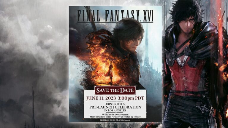 Final Fantasy 16 evento transmissão pre lançamento