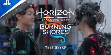 Horizon Forbidden West: Burning Shores video bastidores seyka