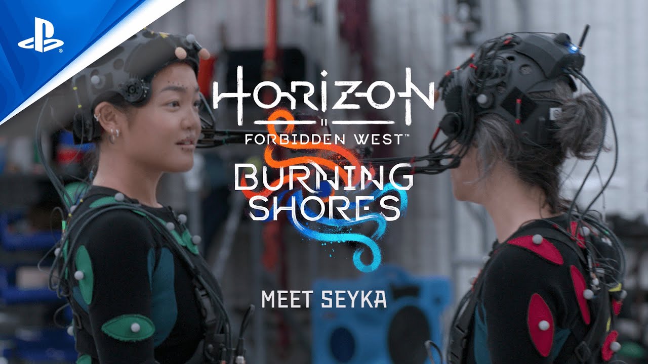 Horizon Forbidden West: Burning Shores video bastidores seyka