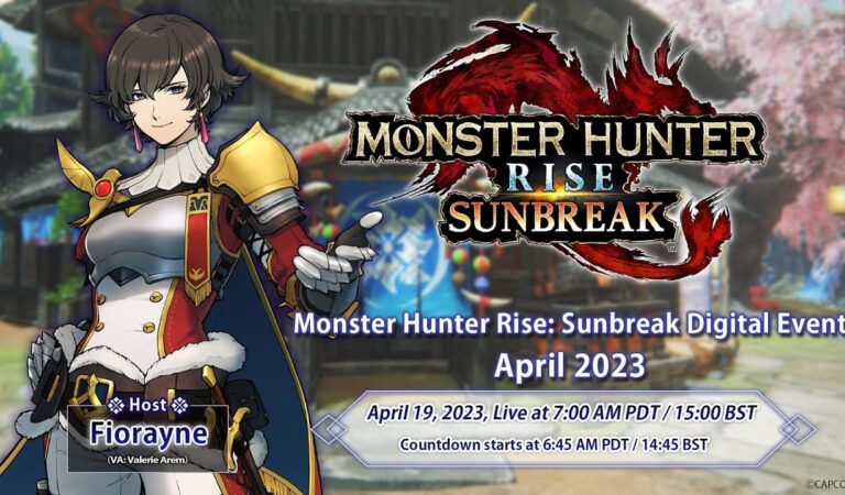 Evento digital de Monster Hunter Rise: Sunbreak é anunciado