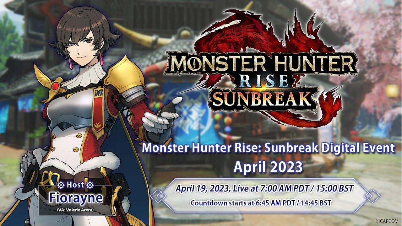 Monster Hunter Rise Sunbreak evento digital 19 abril
