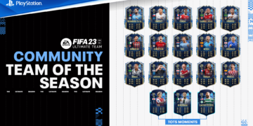 Seleção da Temporada (TOTS) da Comunidade de FIFA 23 disponivel