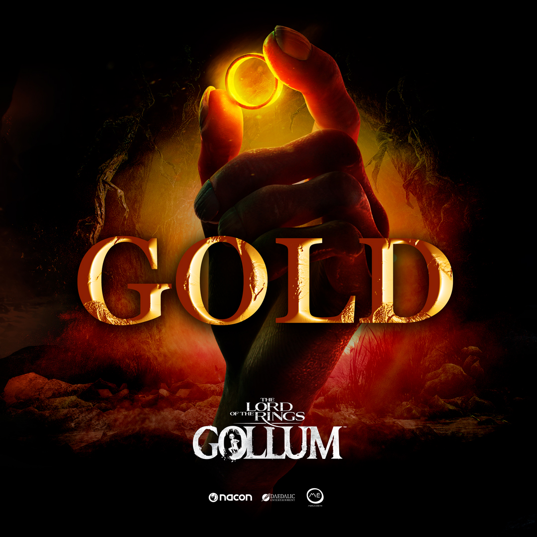 The Lord of the Rings Gollum gold desenvolvimento concluido