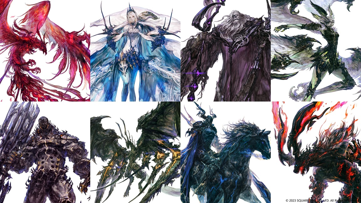 Final Fantasy 16 artworks eikon videos gameplay